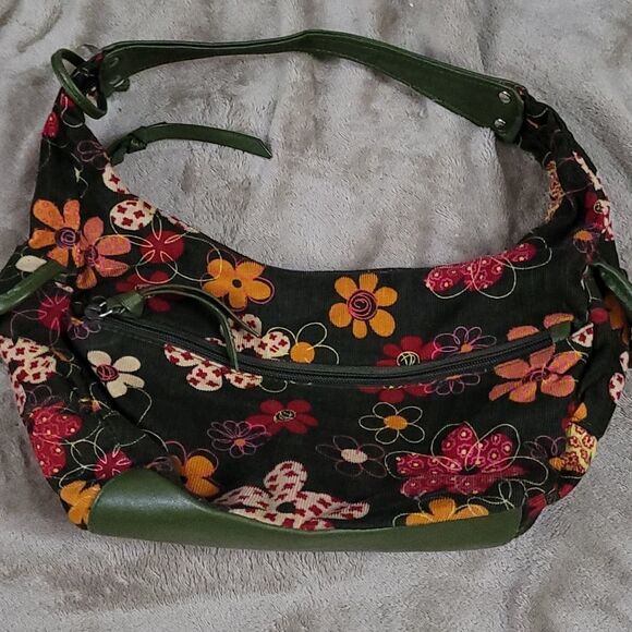 Handbags - Cute Over-the-Shoulder Corduory Handbag - Un-named